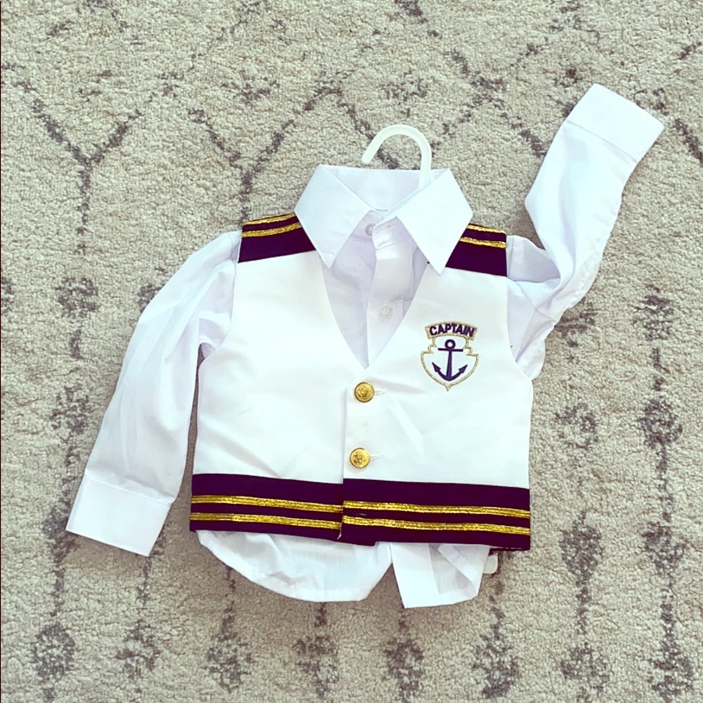 Captain costume 🍾 for little boy